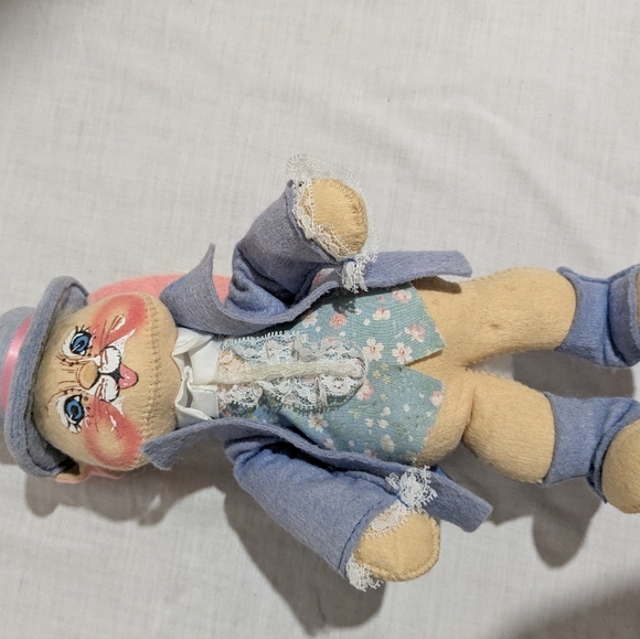 Annalee Easter Bunny Rabbit couple Dolls VTG 1988 Mobilitee - Picture 4 of 16